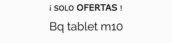 Bq tablet m10